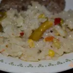 Рис с овощами в мультиварке-скороварке