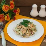 Салат с лесными грибами