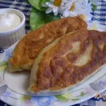 Пирожки с жареными грибами и капустой