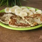 Банановые оладьи с геркулесом