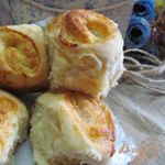 Булочки с творогом и грушей
