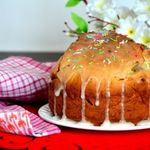 Творожный кулич на разрыхлителе