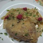 Курица с капустой в горчичном соусе