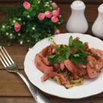 Закуска из сосисок