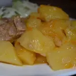 Жаркое со свининой в мультиварке-скороварке