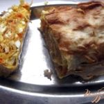 Шаурма в лаваше с курицей