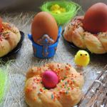 Итальянский пасхальный хлеб