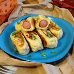 Сосиски в картофельно-сырной шубке