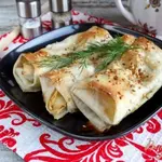 Ложные пирожки с картофелем и грибами