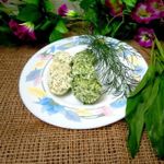 Масло с укропом и с чесноком