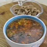 Минестроне с копченой курицей
