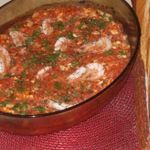 Креветки саганаки