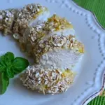 Куриные грудки в панировке из овсяных хлопьев