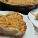 Пирог с пьяной грушей