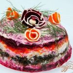 Салат из свеклы и морской капусты
