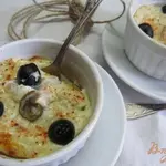 Запеканка из творога и оливок