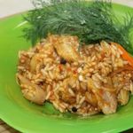 Плов со свининой и аджикой