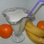 Банановый молочный коктейль