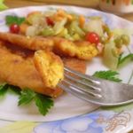 Икра рыбы жареная