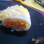 Фаршированные кальмаары с соусом бешамель