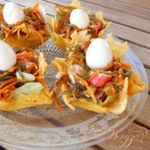 Салат  Морское дно в сырных корзинках