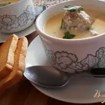 Греческие фрикадельки в яично-лимонном соусе