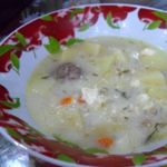 Сырный суп с фрикадельками в мультиварке