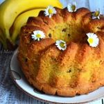 Кекс с вялеными бананами