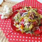 Картофельный салат с грибами