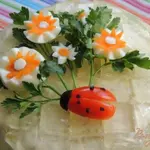 Хрустальный салат с курицей