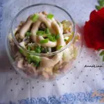 Салат со свинины и плавленым сыром