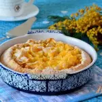 Кокосовый тарт с яблоками