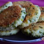 Рисовые котлеты со стручковой фасолью