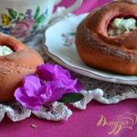 Ватрушки Розочки  с сыром рикотта