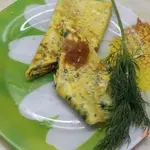 Японский омлет с кунжутом