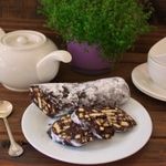 Салями десертная из печенья с какао