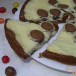 Пирог с творожным кремом