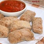 Хрустящий лосось с овощным соусом