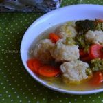 Овощной суп с рисовыми шариками