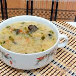 Щи со свежей капустой и грибами