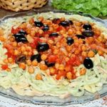 Домашняя паста с нутом и маслинами