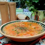 Томатный суп с рисом