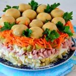 Салат Грибная полянка