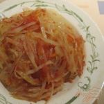Тушеная картошка с капустой в подливке