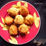 Шарики с фасоли и грецких орехов