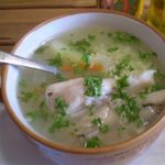 Суп рыбный из головы щуки и толстолоба