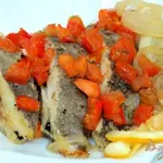 Камбала запеченная