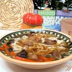 Грибной суп лапша