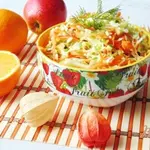 Салат из пекинской капусты с апельсиновой заливкой