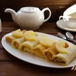 Блинчики с ананасами